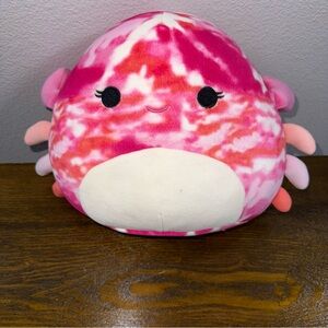 SQUISHMALLOWS - Pink and White Tie-Dye Plush